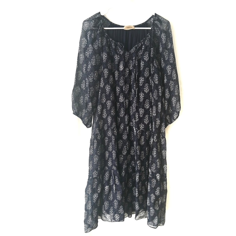 CARTOON Silk Blend Peasant Dress 10